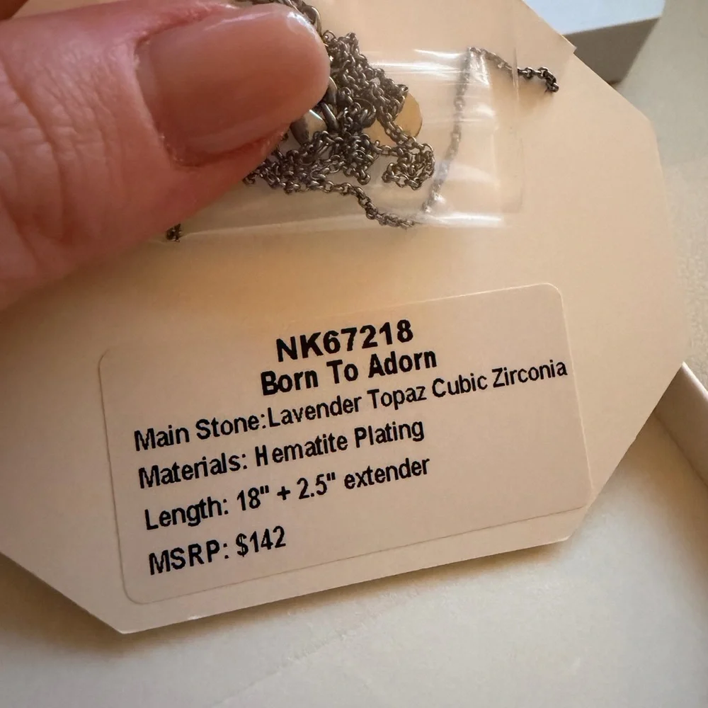 💜 born to adorn necklace | bomb party 💜 - Picture 2 of 4